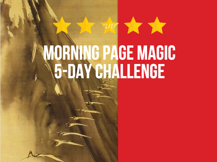 morning page 5 days challeng